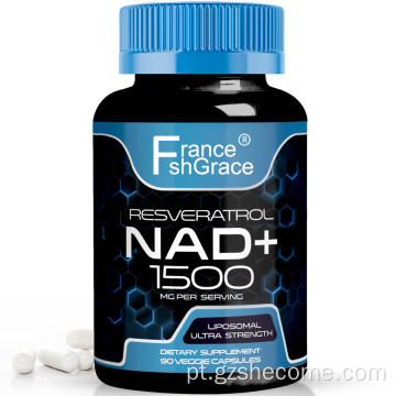 Suplemento lipossômico NAD+ com suplemento de resveratrol nad